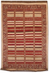 5’10”X7’5” Rug Gabbeh Design made with vegetable dyes