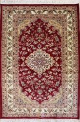 4’1”X6’2” Rug Pak Persian Design Red Color