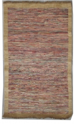 4’6”X6’8” Rug Gabbeh Design made with vegetable dyes