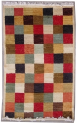 4’5”X6’7” Rug Gabbeh Design made with vegetable dyes