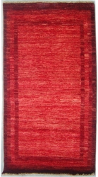 3’0”X5’1” Rug Gabbeh Design made with vegetable dyes