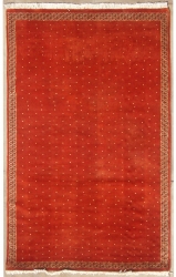 4’2”X5’11” Rug Gabbeh Silk and Wool