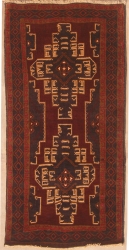 3’5”X6’2” Rug Caucasian Tribal Design