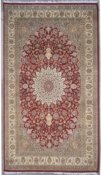 6’2”X9’2” Rug  Pak Persian kashan Design