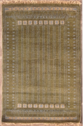 2’0”X2’11” Rug  Gabbeh Design made with vegetable dye