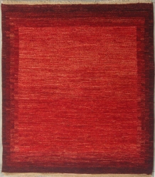 4’0”X4’1” Rug  Gabbeh Design made with vegetable dye