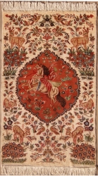 3’1”X5’5” Rug Pak Persian Hunting Shakargha