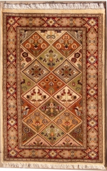 2’6”X4’1” Rug  Pak Persian Bakhtiari Design