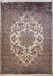 3’11”X5’11” Rug Pictorial Hunting Shikargah