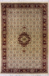 3’1”X5’3” Rug Pak Persian Design Ivory, White Color