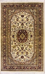 3’0”X5’2” Rug Pak Persian Design Ivory, White Color