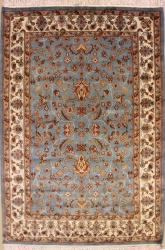 4’2”X6’0” Rug Pak Persian Firozy, Sky Color