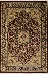 4’0”X6’1” Rug Pak Persian Design Red, Rust Color