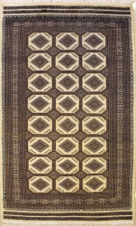 5’0”X8’0” Rug Pak Jaldar Ivory White Color