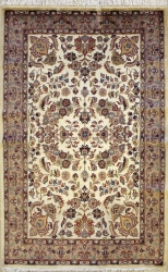 4’1”X6’3” Rug Pak Persian Ivory, White Color