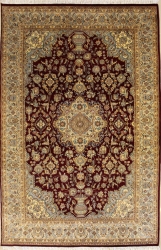 6’0”X9’2” Rug Pak Persian Design Red, Rust Color