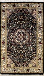 3’0”X5’4” Rug Pak Persian Design Black Color