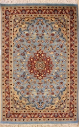 3’0”X5’1” Rug Pak Persian Design Firozy, Sky Color