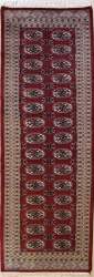 2’5”X8’2” Rug Pak Mori Bokhara Red, Rust Color