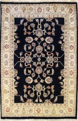 4’2”X6’5” Rug Ziegler Chobi Design Black Color