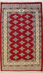 3’1”X5’2” Rug Pak Jaldar Red Color