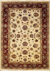 4’6”X6’1” Rug Ziegler Chobi Design Ivory,White Color