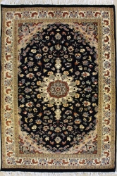 2’11”X5’2” Rug Pak Persian Design Black Color