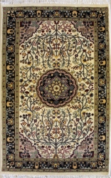 3’0”X5’1” Rug Pak Persian Design Ivory, White Color