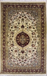 3’0”X5’2” Rug Pak Persian Design Ivory, White Color