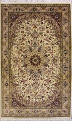 3’0”X5’1” Rug Pak Persian Design Ivory, White Color