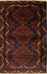 3’9”X6’6” Rug Tribal Balochi