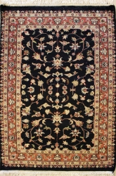 3’1”X4’10” Rug Pak Persian Black Color