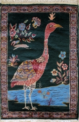 2’0”X3’0” Rug Pictorial Hunting Shikargah