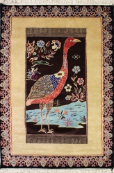 3’0”X5’1” Rug Pictorial Hunting Shikargah